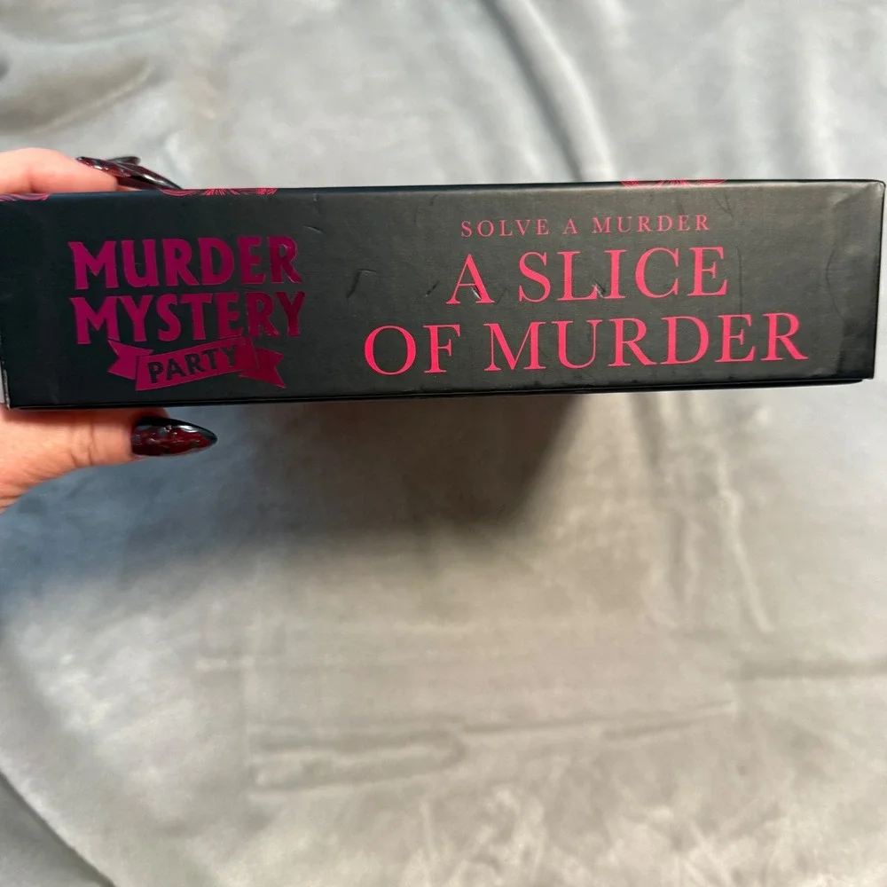 Murder Mystery Party Game A Slice of Murder New Sealed 6–8 Players